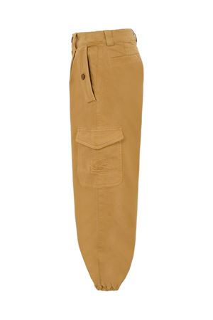 beige cotton trousers ETRO KIDS | GX6P40G0064118